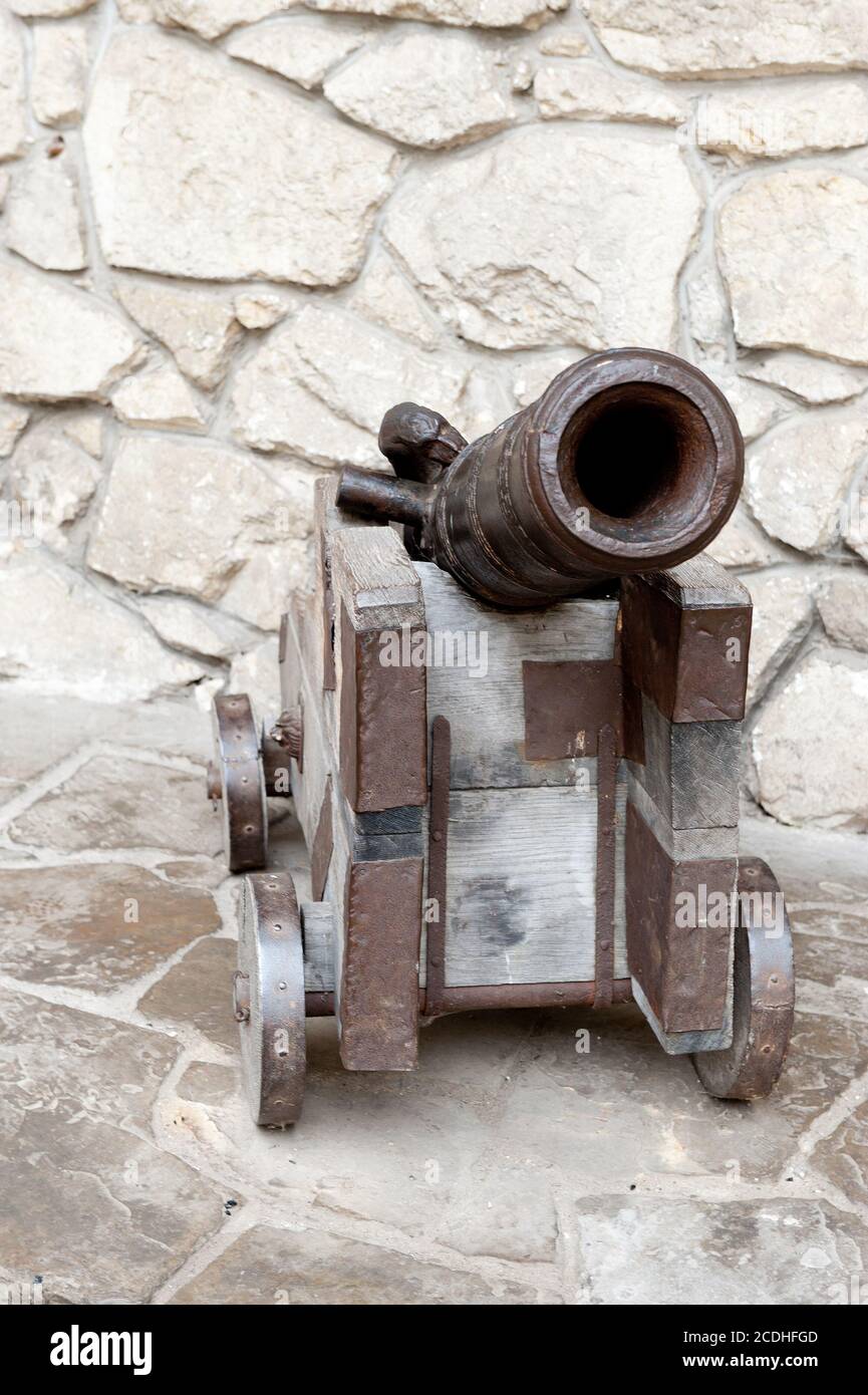 Alte Kanone Stockfoto