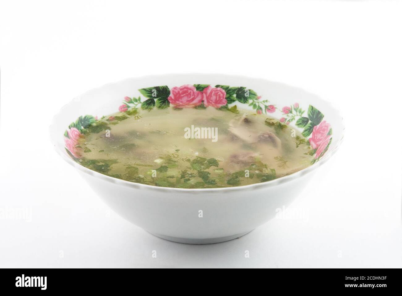 Suppe mit Gemüse Stockfoto