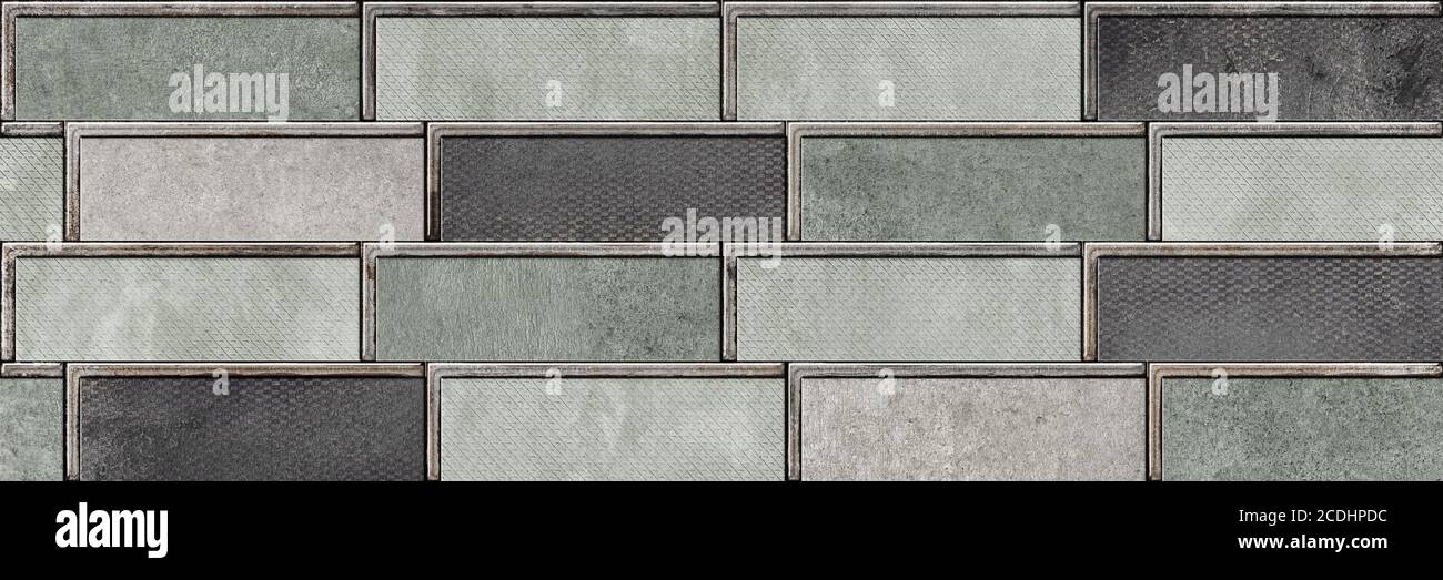 Backsteine Hintergrund italienischen Design Muster Stockfoto