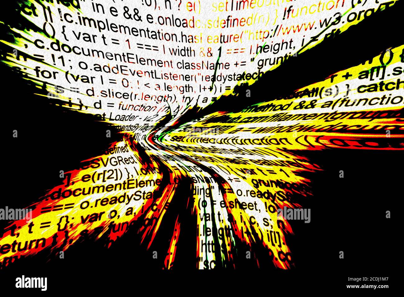 Abstrakter Hintergrund des Computercodes Stockfoto