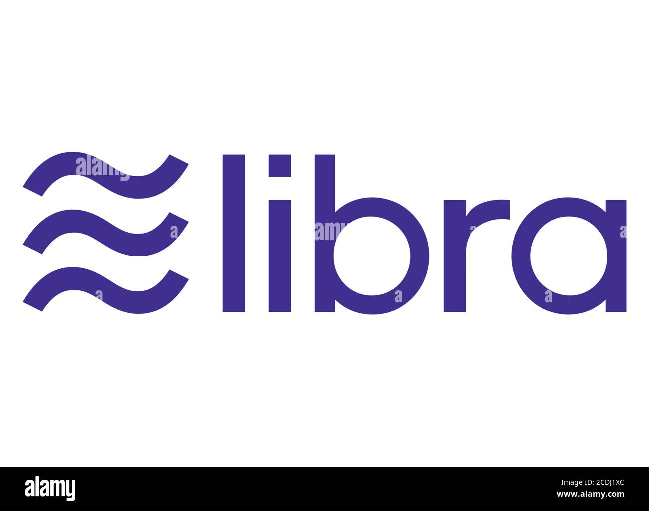 Libra-Logo Stockfoto