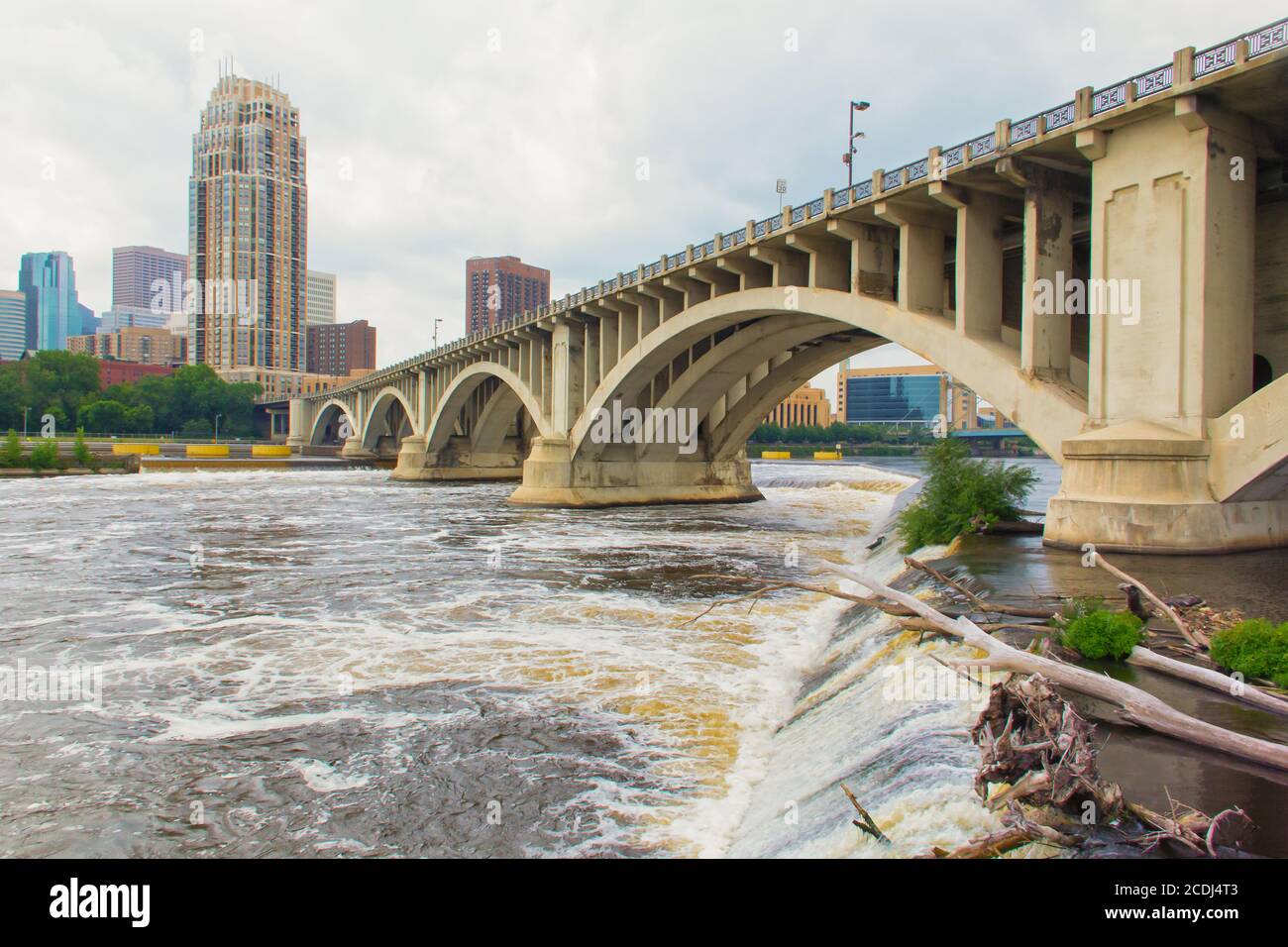 Hennepin Avenue Bridge Stockfoto