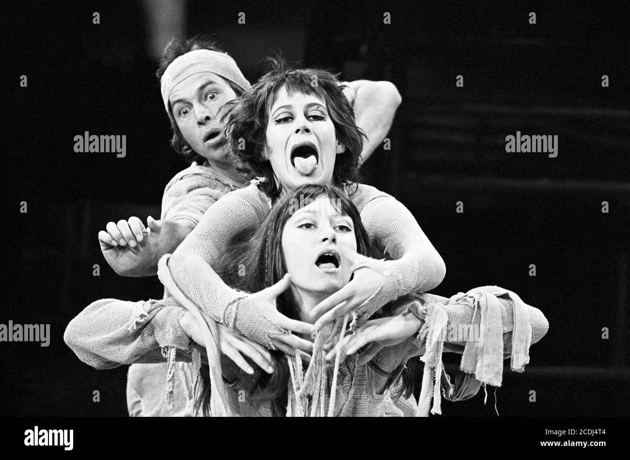 THE DUCHESS OF MALFI von John Webster Design: Karen Roston Regie: Nancy Meckler Front: Dinah Stabb Freehhold Theatre Company / Young Vic, London SE1 06/10/1970 (c) Donald Cooper Stockfoto