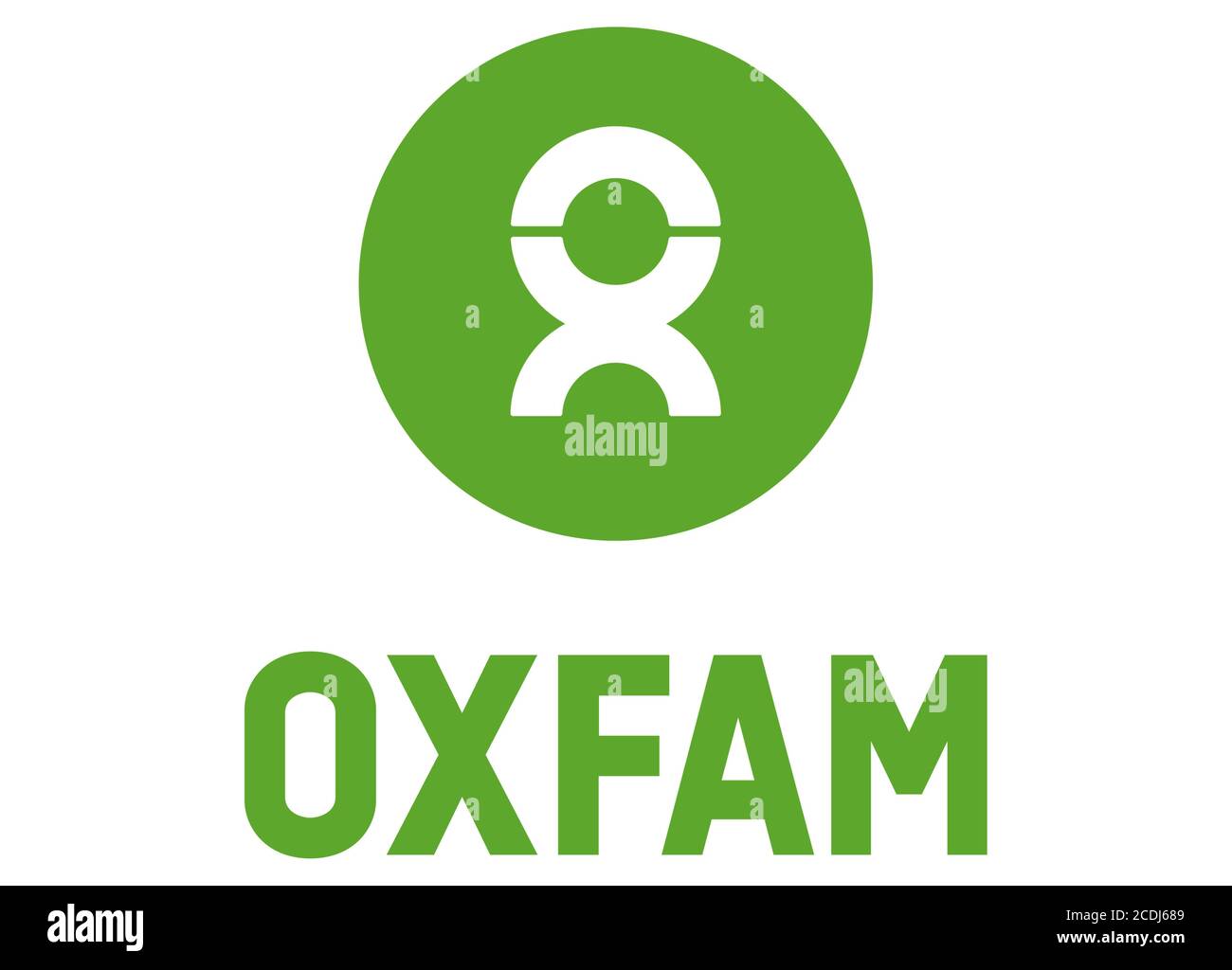 Oxfam logo Stockfoto