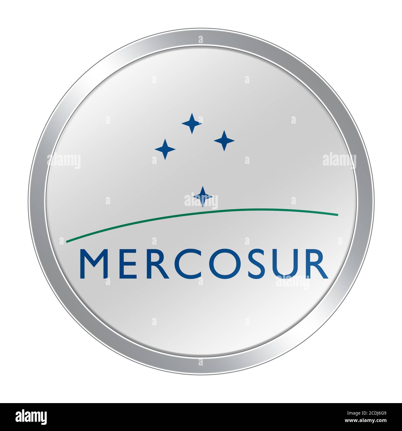 Mercado Común del Mercosur Symbol logo Stockfoto