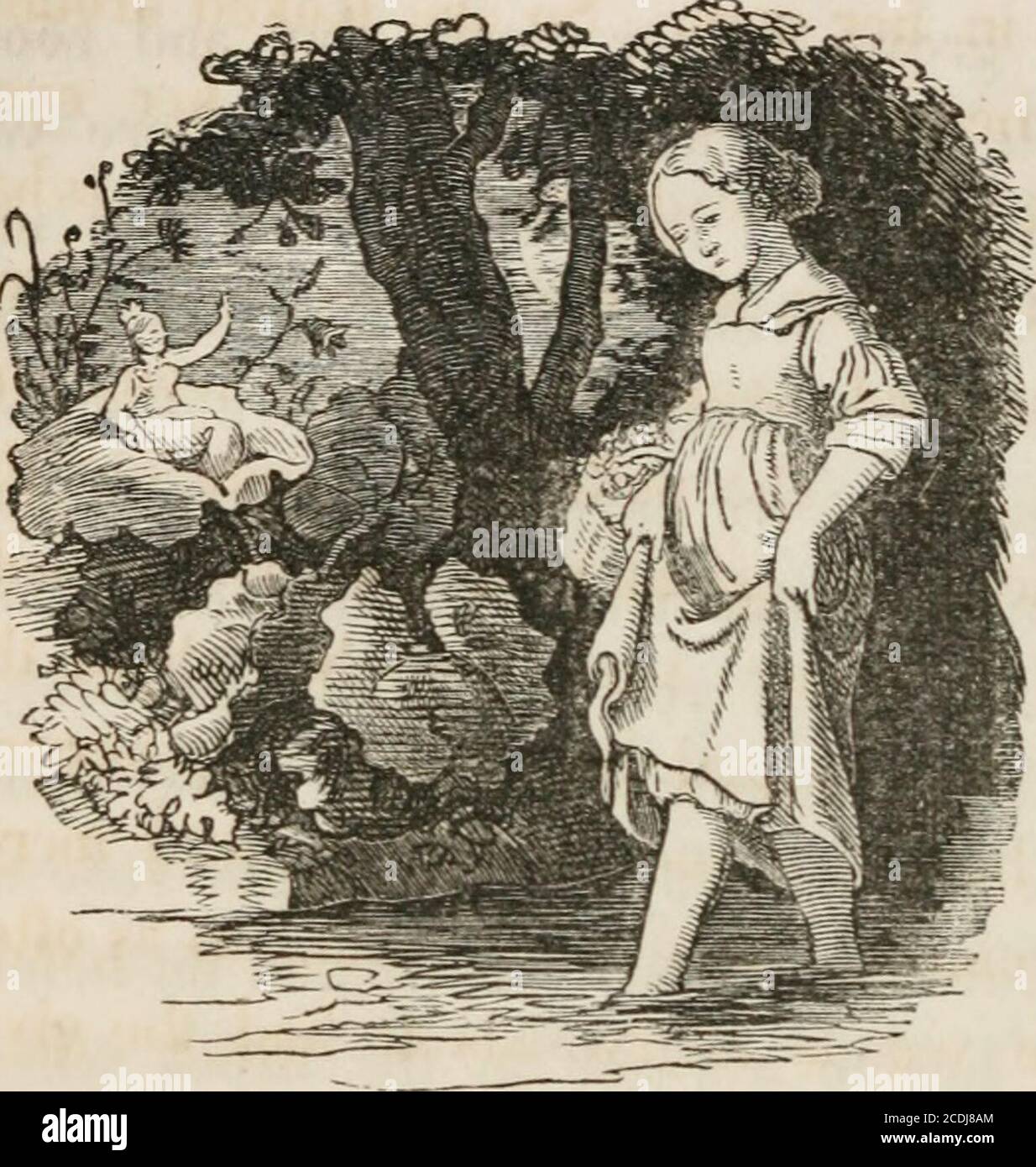 . Die schwarze Tante. Geschichten und Legenden für Kinder . t finden jeden Ort, wo wir überqueren können. Nun, wenn Sie uns ein bridgeso bauen, dass wir über sie ruhig und sicher gehen können, werde ich Ihnen dafür danken, und zeigen Ihnen den Weg nach Hause.» Annie erhob sich aufmunter, bereit, der Königin zu folgen, die vor ihr ging, und führte sie zu einem Platz im Bach, wo das Schilf und die Schilf waren reichlich. Das Kind zog die engsten Schilfhalme und legte sie dicht zusammen über den Bach und bedeckte sie mit Binsen; es war nicht lange bevor die Brücke fertig war. Die Königin nickte Annie zu und ging zur großen Glocke Stockfoto