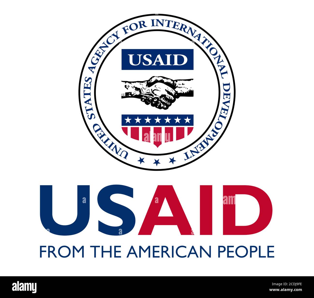 Agentur für internationale Entwicklung USAID Stockfoto