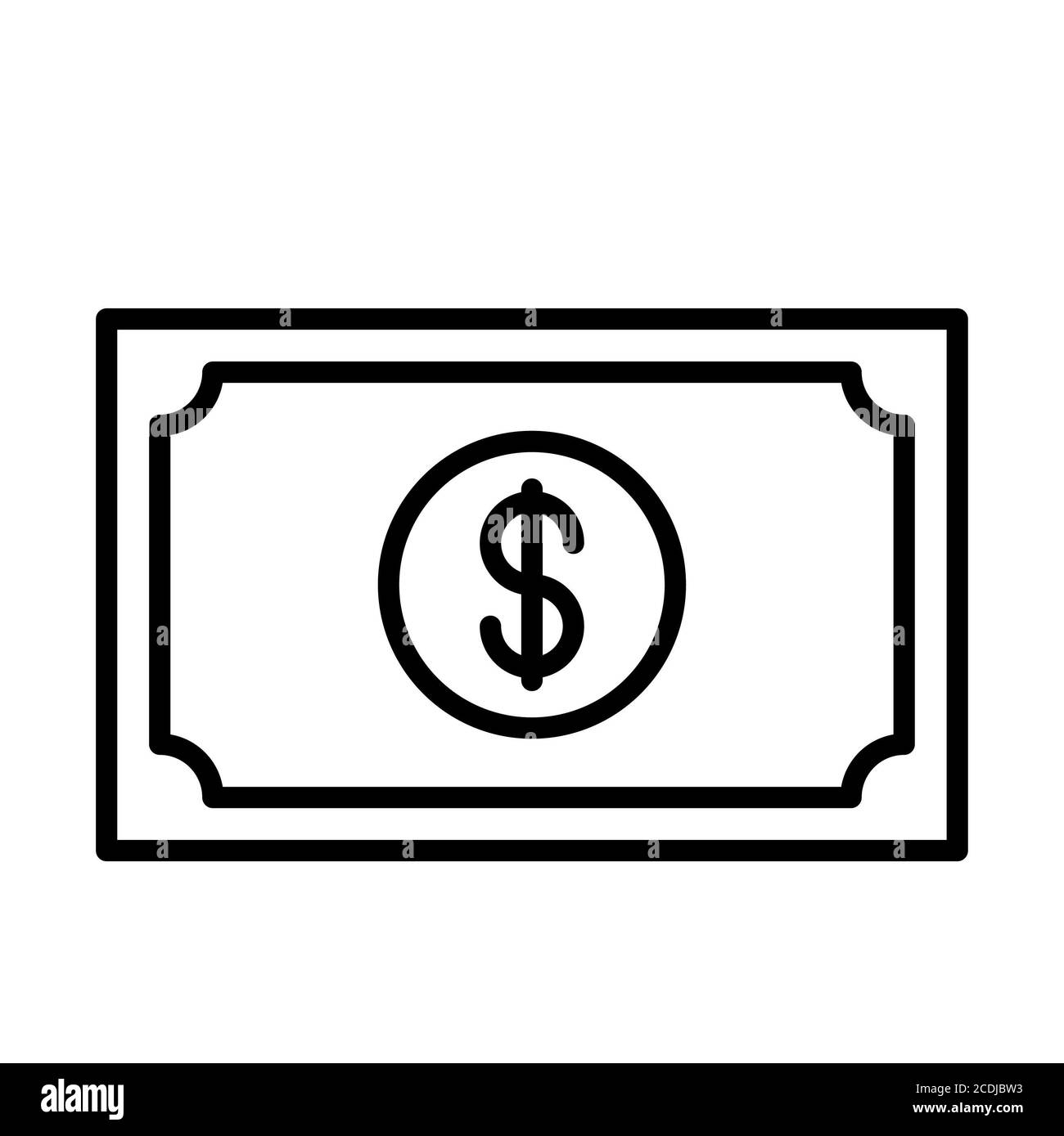 Banknotenbanksymbole Stockfoto