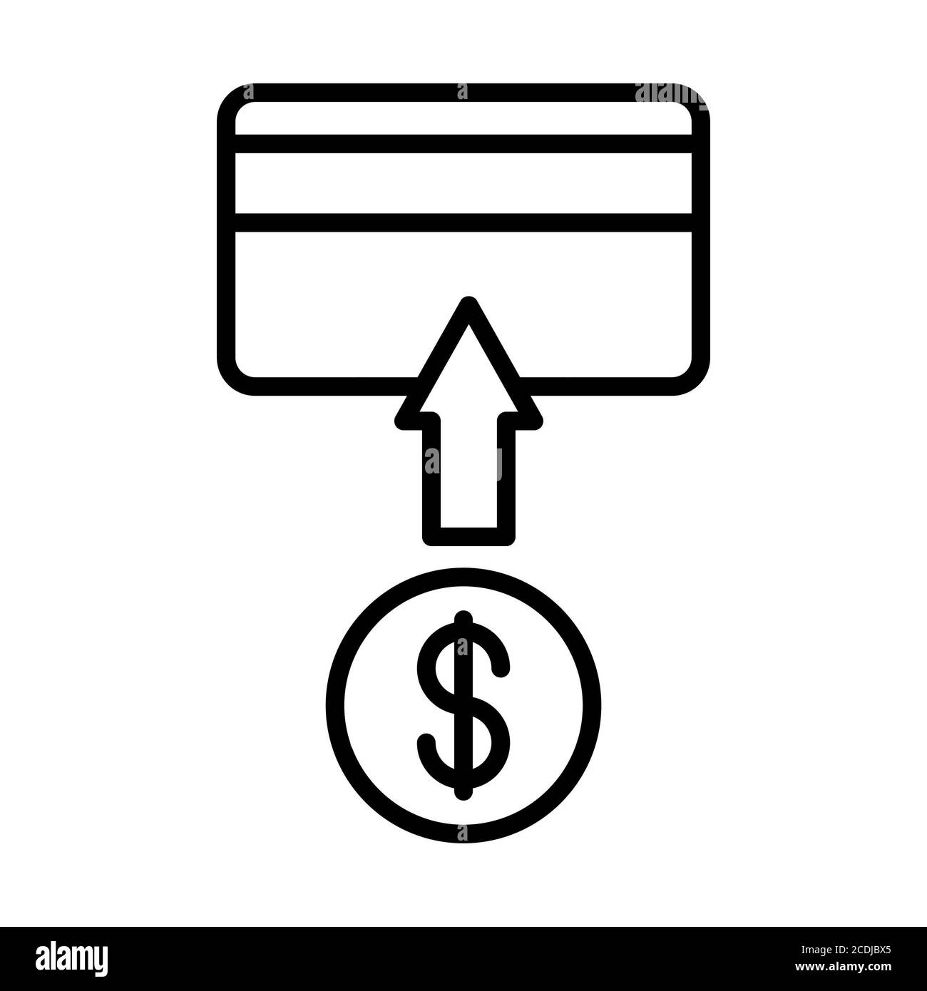 Symbole Für Zahlungsbankzeilen Stockfoto