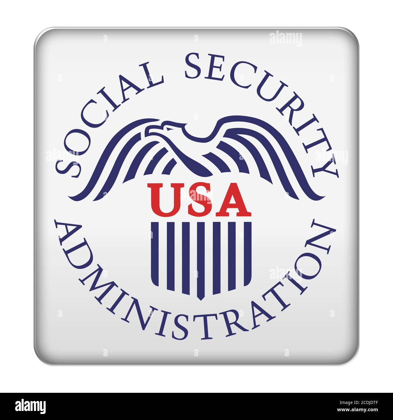 Sozialversicherungsverwaltung SSA Stockfoto