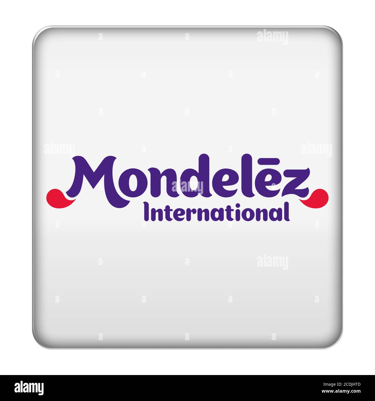 Mondelez Logo Stockfoto