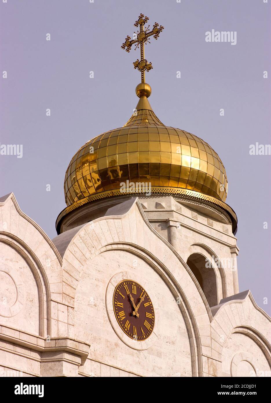 Russische Kirche. Stockfoto