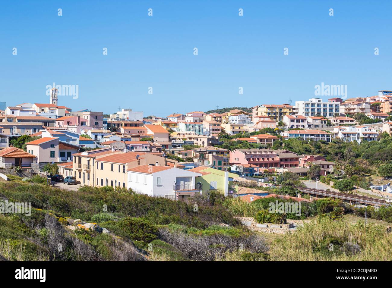 Italien, Sardinien, Blick auf Santa Teresa Gallura Stockfoto