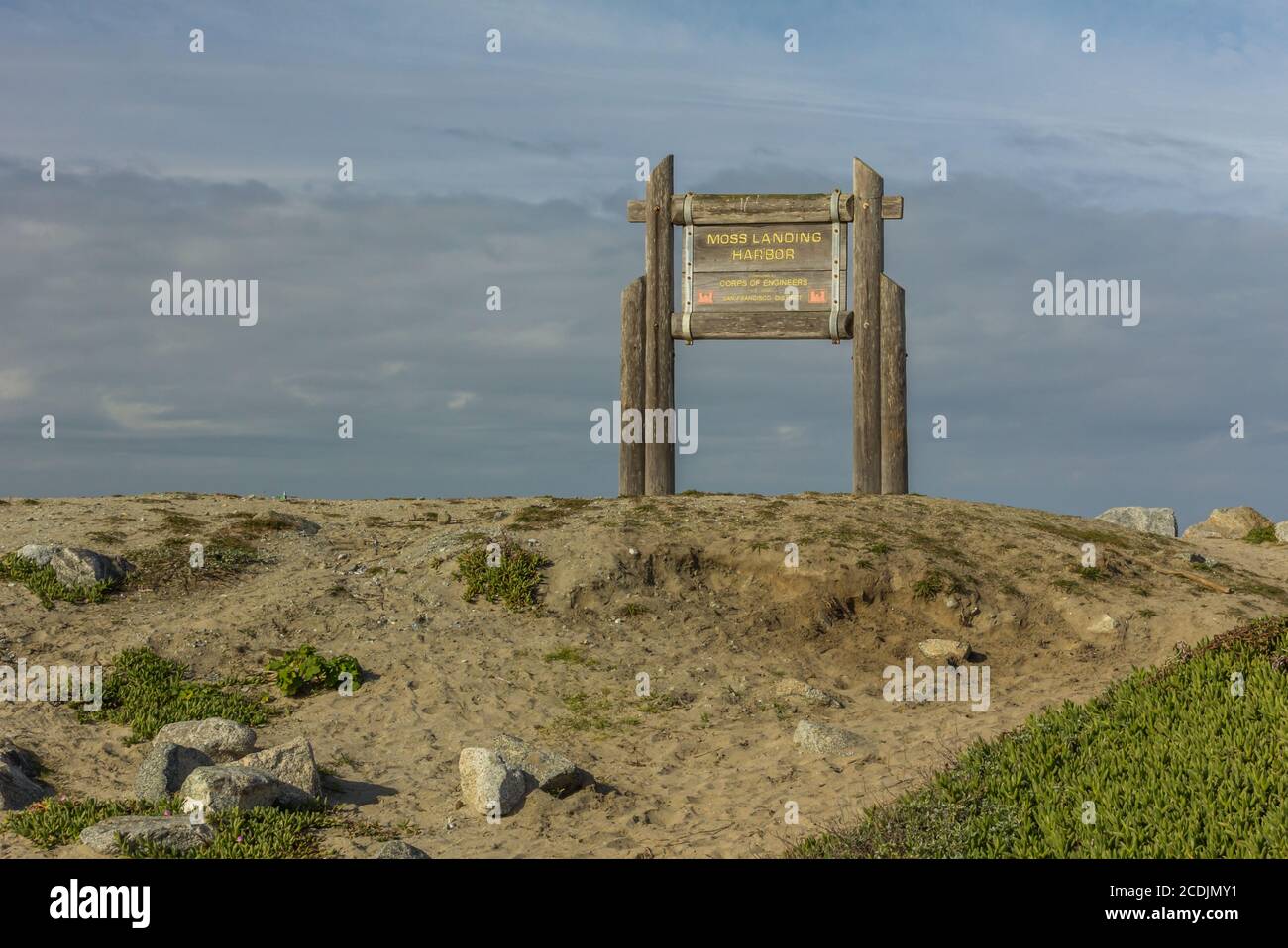 Moss Landing Harbor Stockfoto