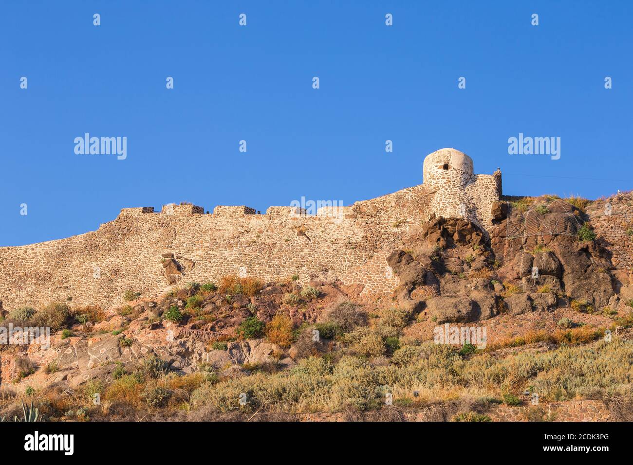 Italien, Sardinien, Provinz Sassari, Castelsardo, Schloss der Doria Stockfoto
