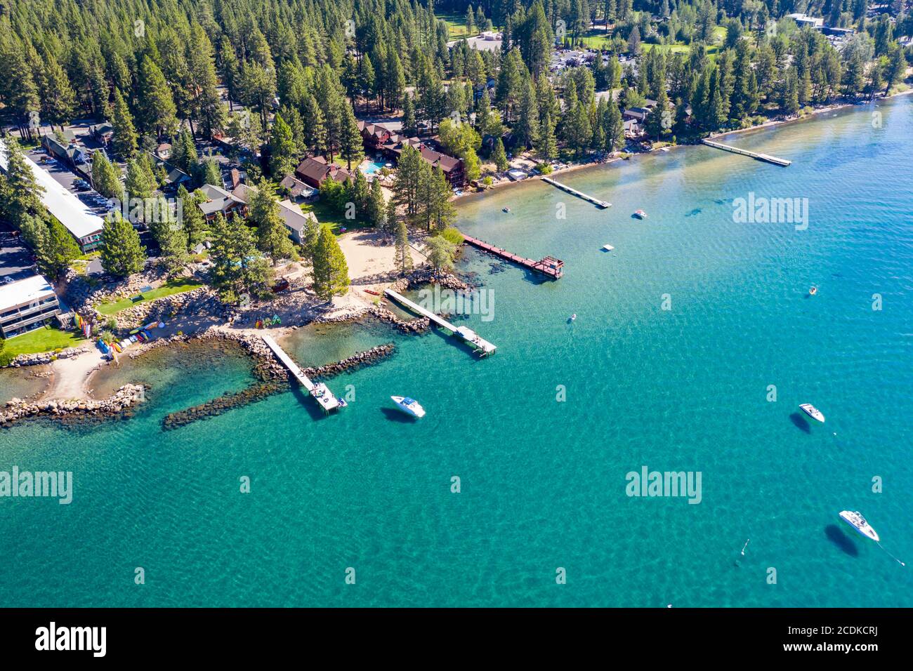 North Lake Tahoe Coast, Lake Tahoe, CA Stockfoto