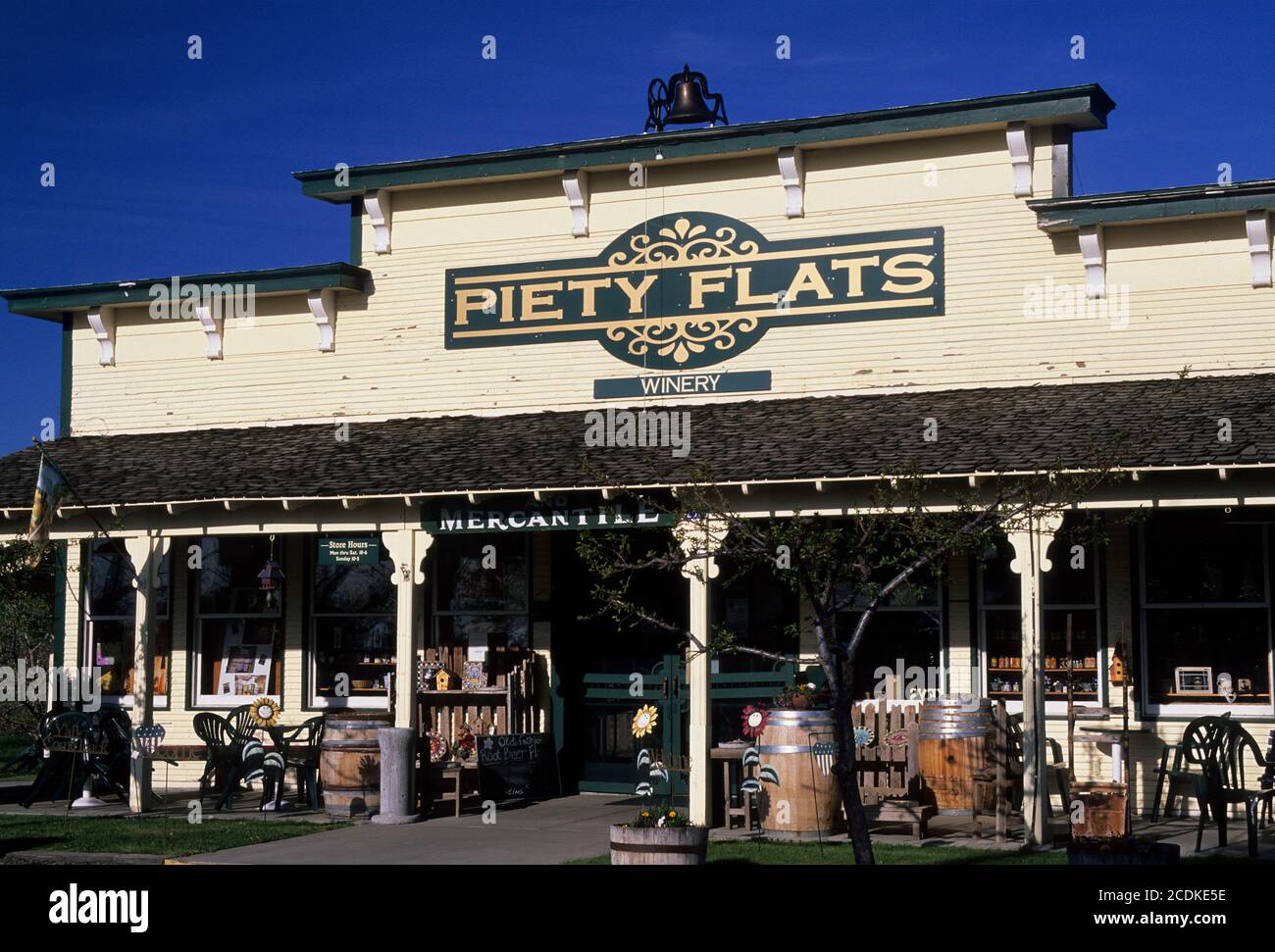 Frömmigkeit Wohnungen Weingut, Yakima County, Washington Stockfoto