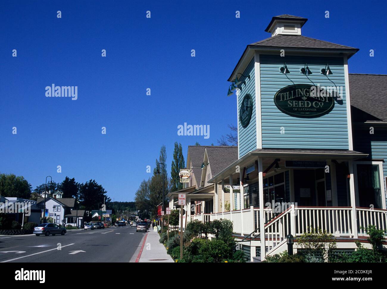 Tillinghast Seed Co., La Conner, Washington Stockfoto