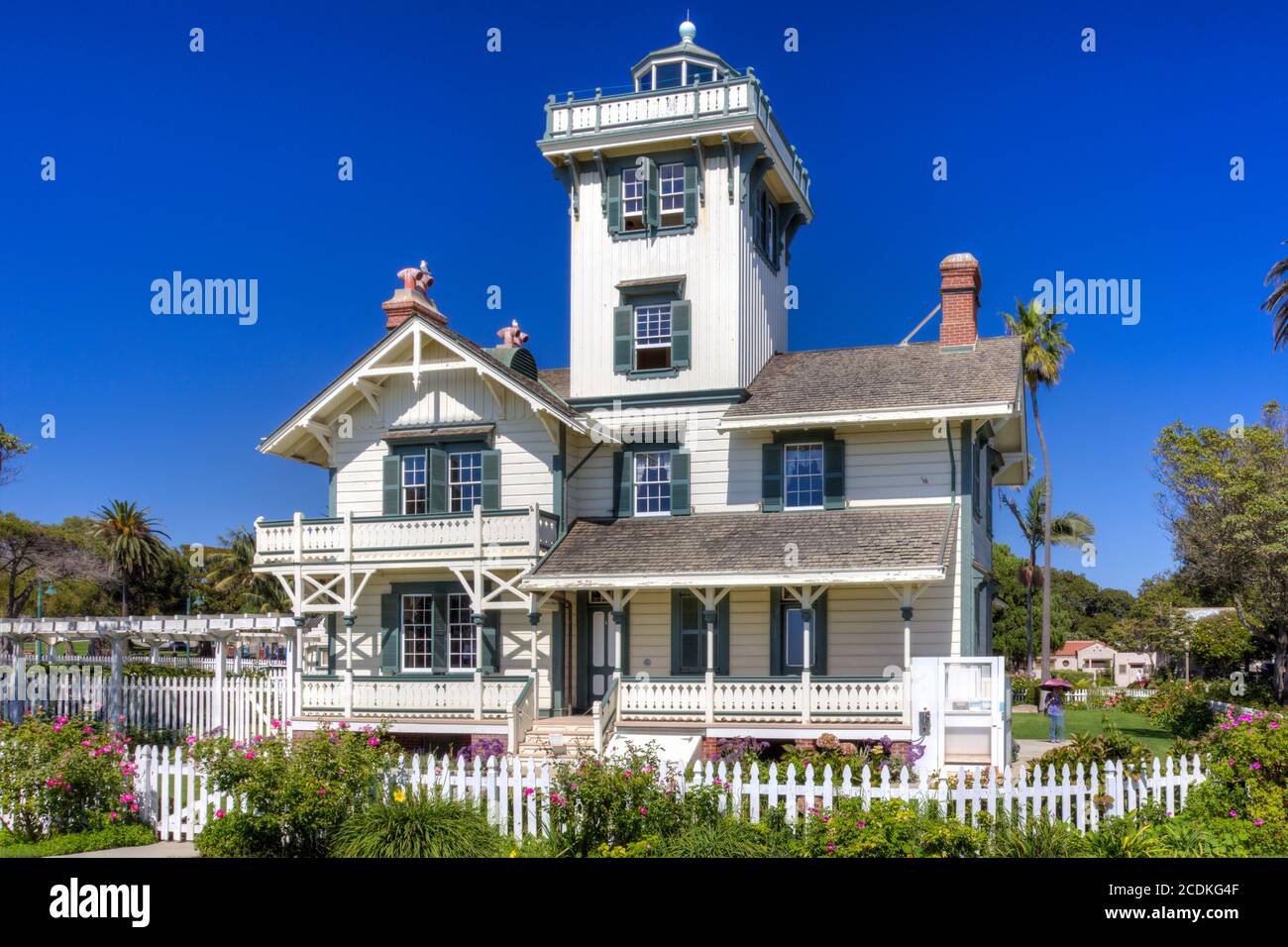 Point Fermin Leuchtturm Stockfoto