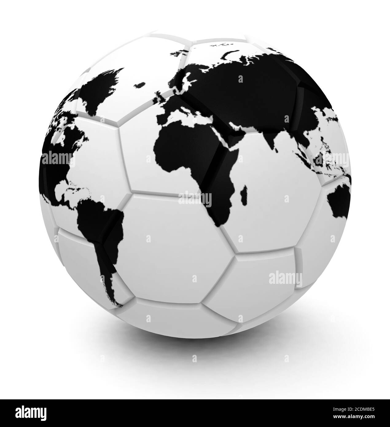 Internationaler Fußball Stockfoto