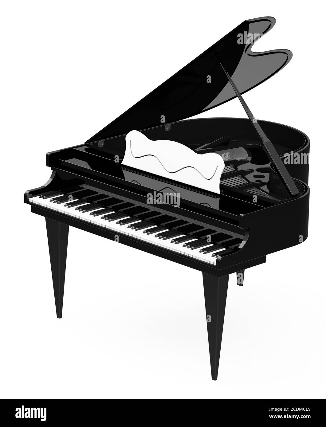 das Klavier Stockfoto