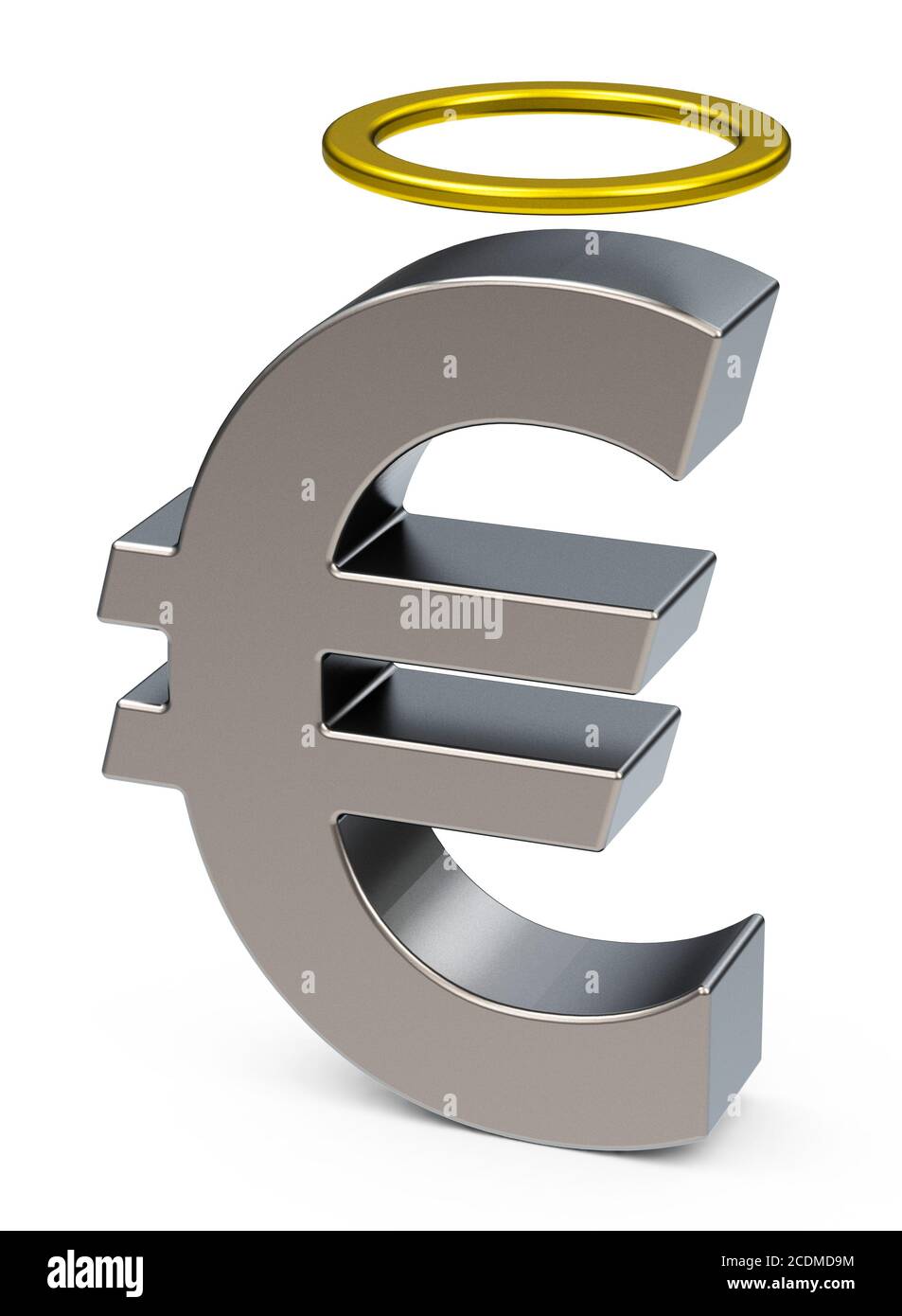 Das heilige Euro-Zeichen Stockfoto