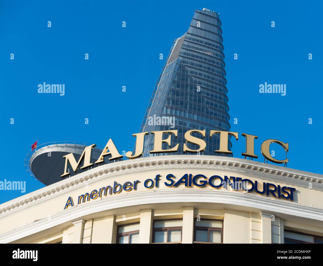 Hotel Majestic in Saigon Stockfoto