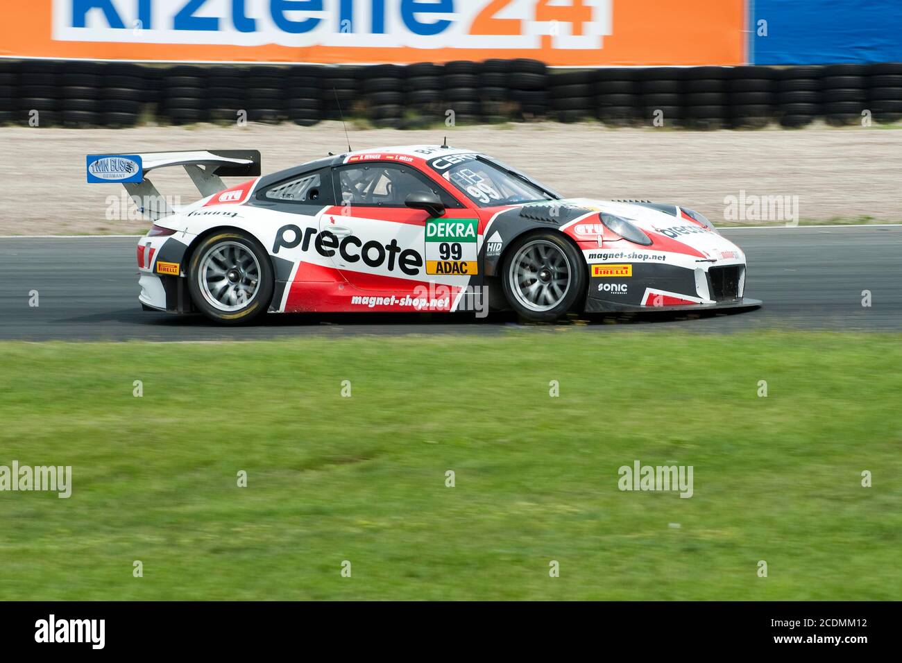 Porsche 911 GT3 Cup, Circuit Zandvoort, Provinz Nordholland, Niederlande Stockfoto