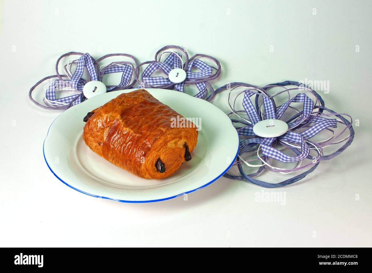 Pain au Chocolat - 3 Stockfoto