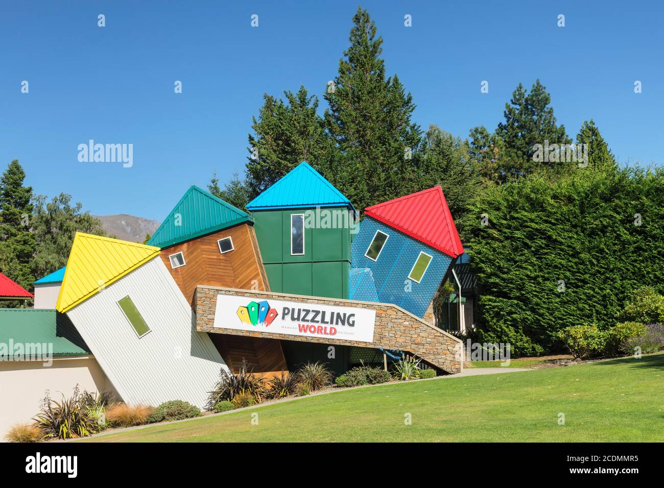 Puzzling World, Wanaka, Otago, Südinsel, Neuseeland Stockfoto