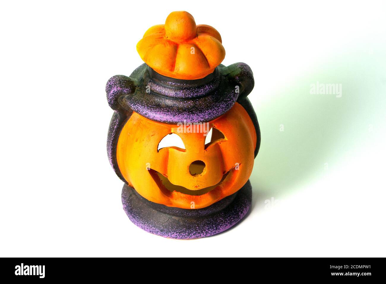 Halloween Laterne isoliert Stockfoto