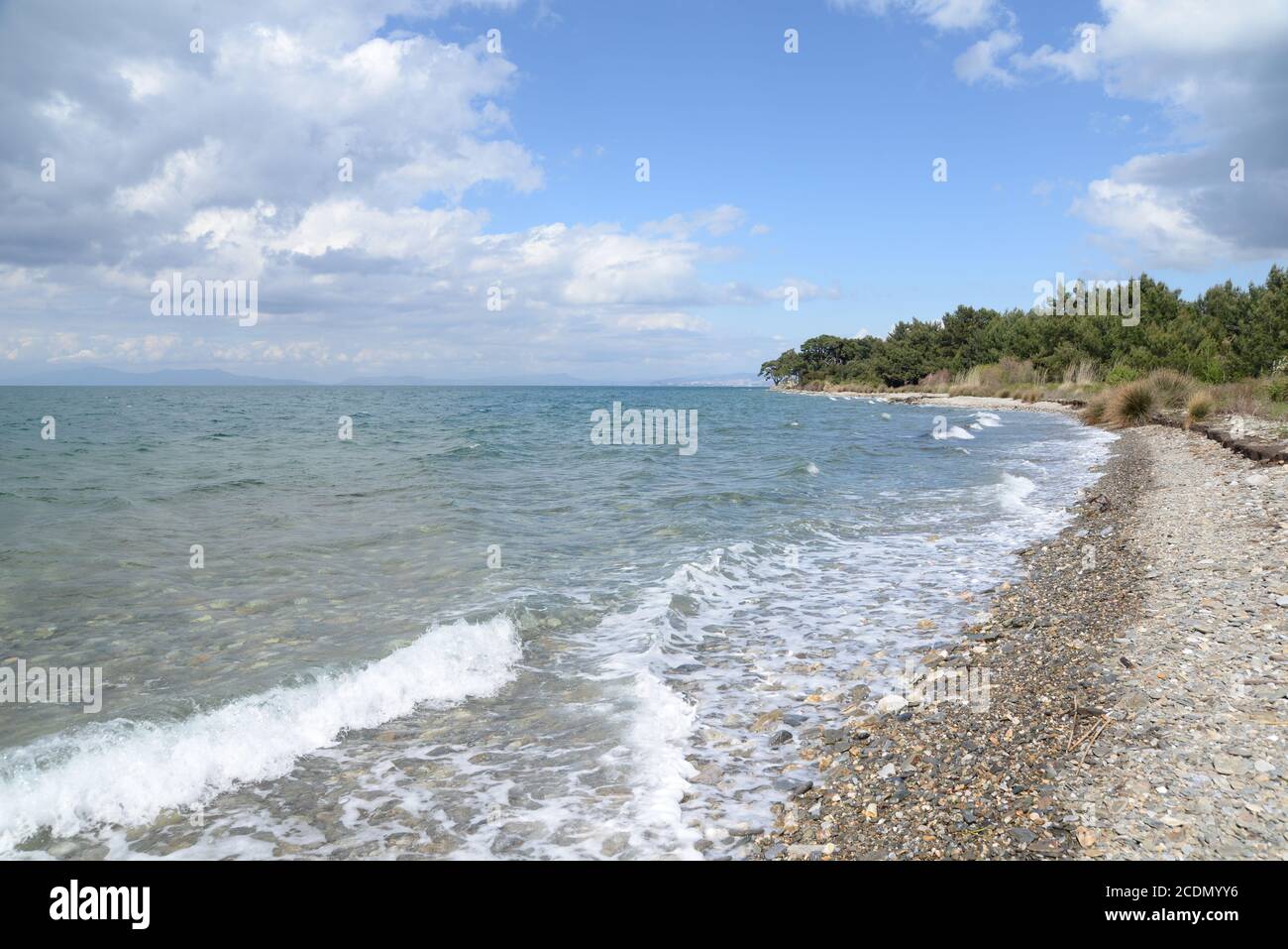 Küste im Milli Park in der Nähe von Kusadasi Stockfoto