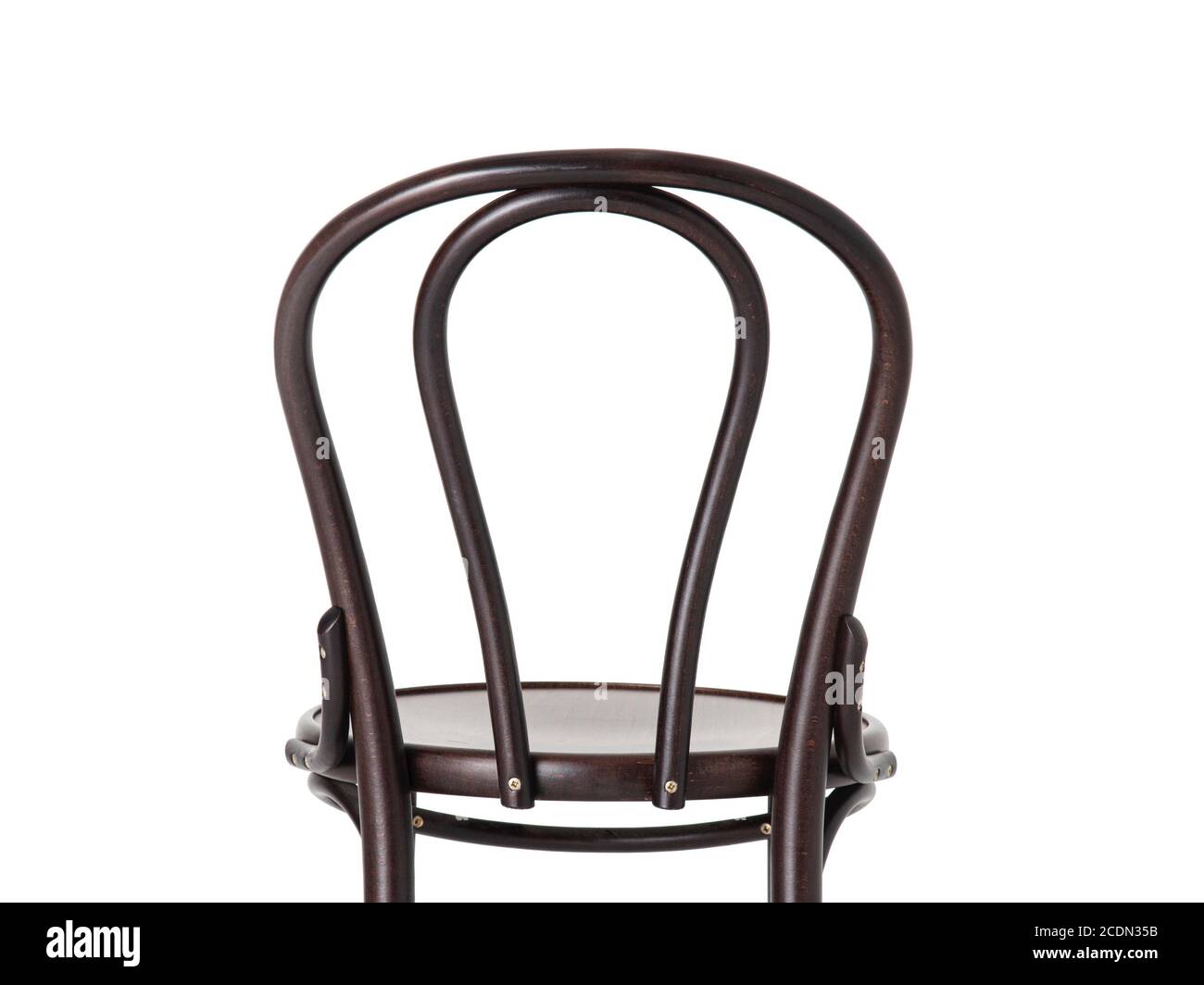 Stuhl isoliert auf weißem Hintergrund mit Clipping-Pfad Stockfoto