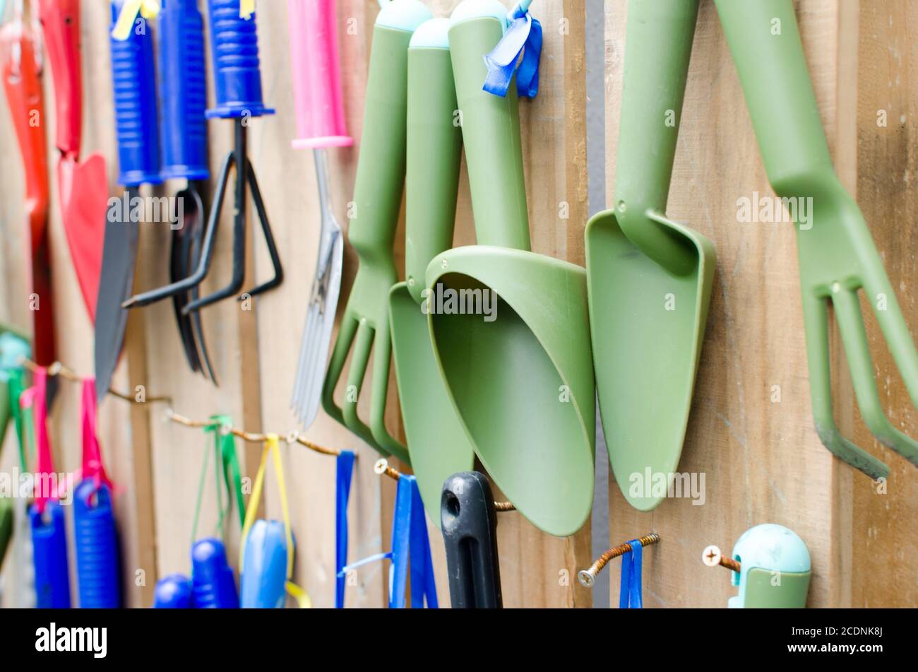 Gartengeräte Stockfoto