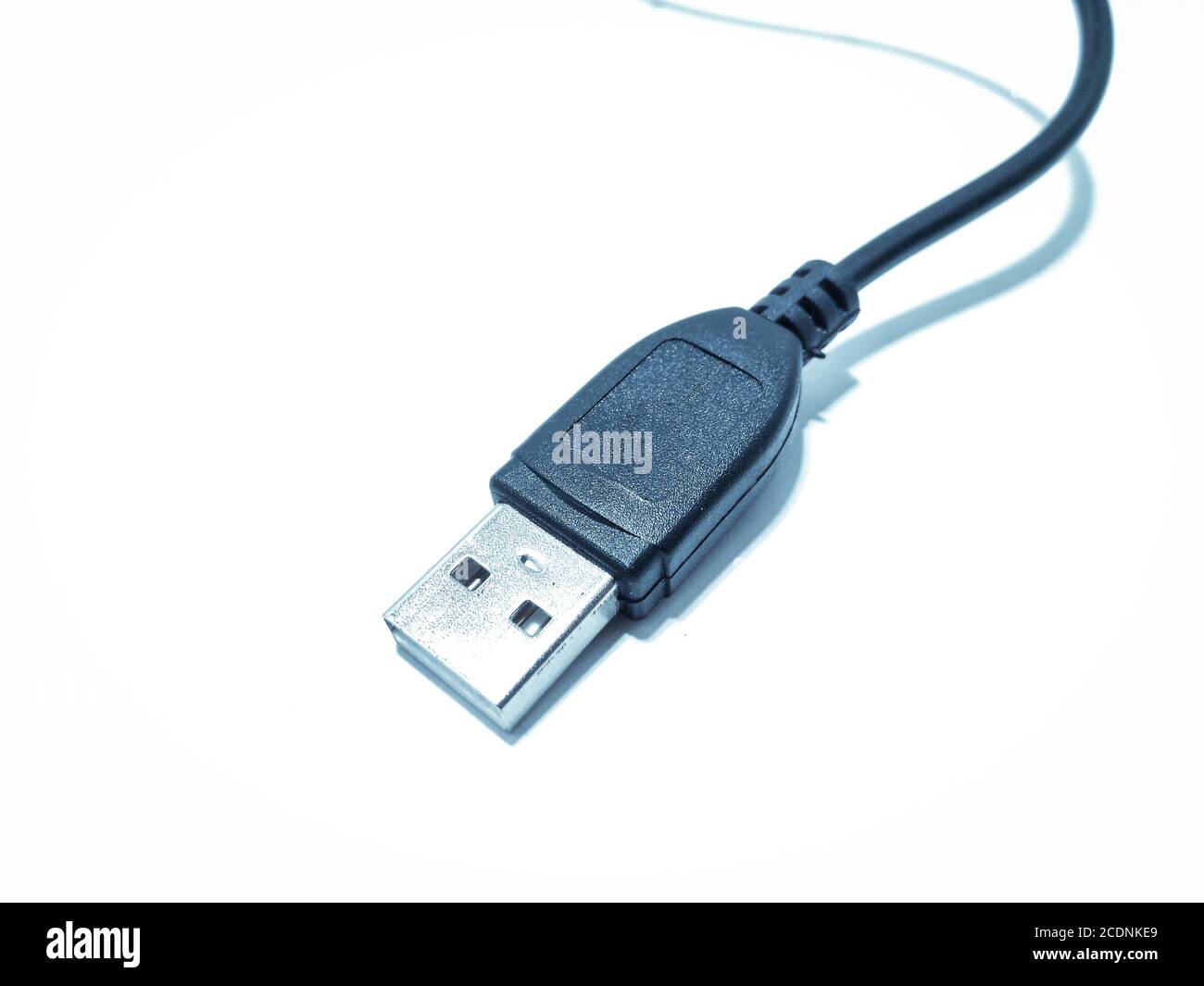 Ein Bild des usb-Kabels Stockfoto