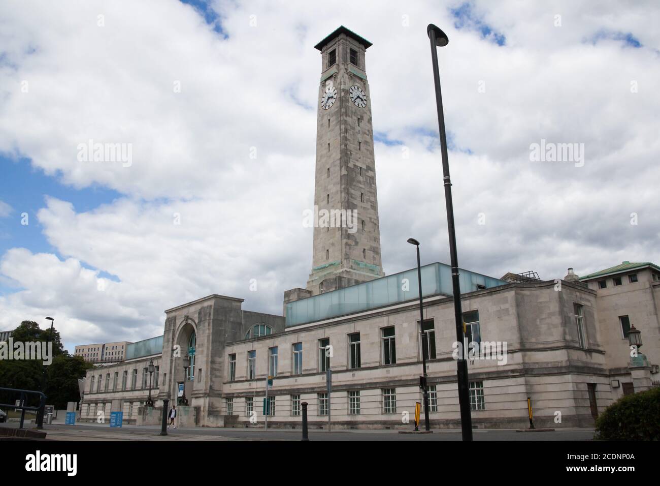 Das SeaCity Museum in Southampton im Civic Center in Hampshire in Großbritannien, aufgenommen am 10. Juli 2020 Stockfoto