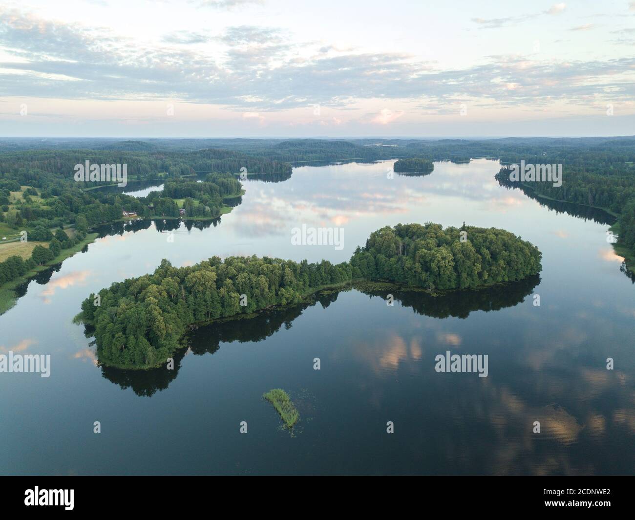 Estnische Natur und Landschaft Stockfoto