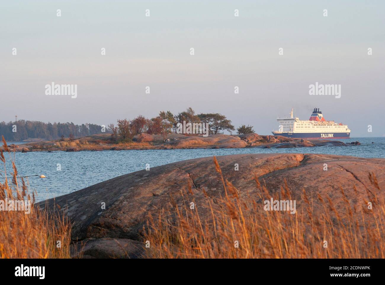 Finnische Landschaft Stockfoto