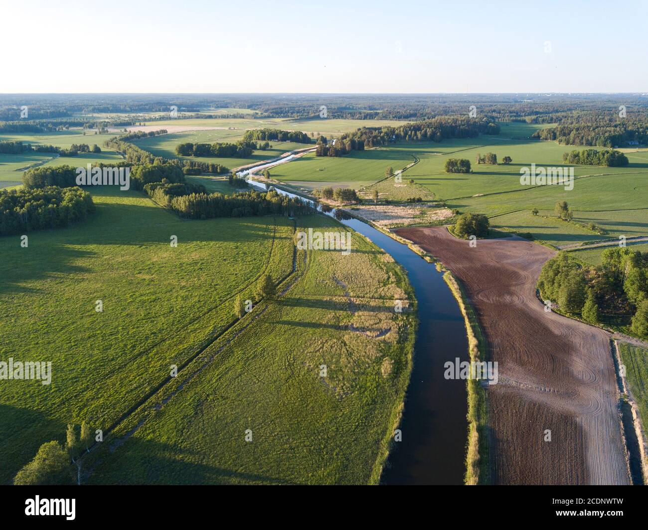 Finnische Landschaft Stockfoto