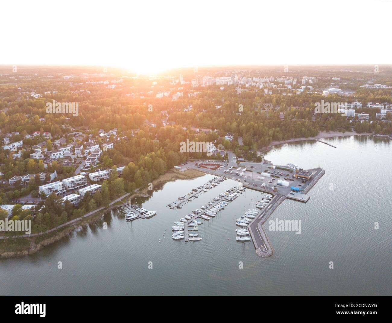 Finnische Landschaft Stockfoto
