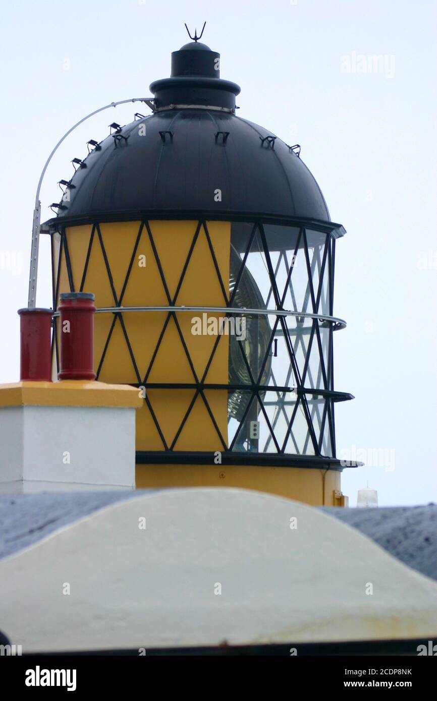 Leuchtturm Mull von Kintyre Stockfoto