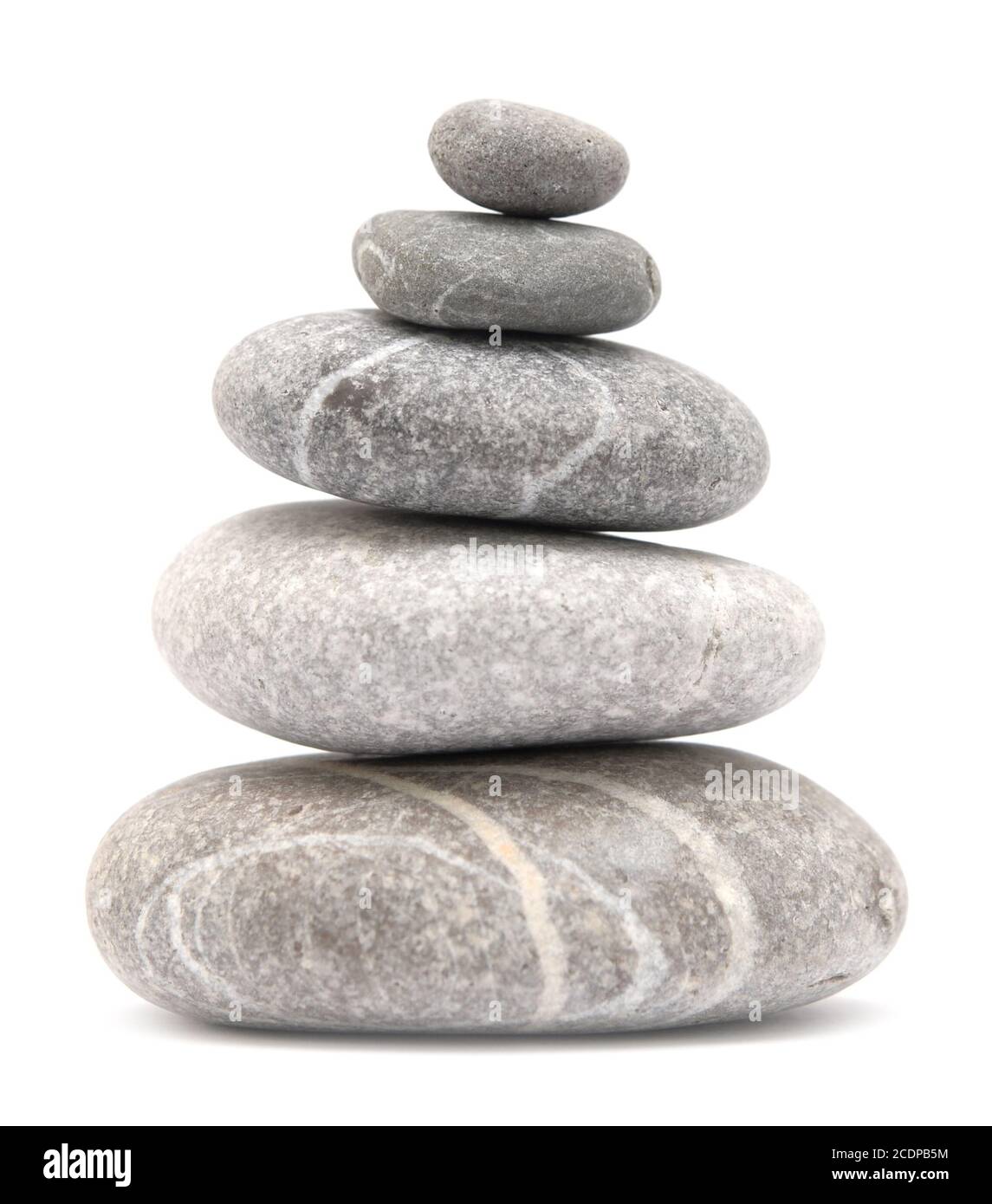 Balancing Kieselsteine Stockfoto