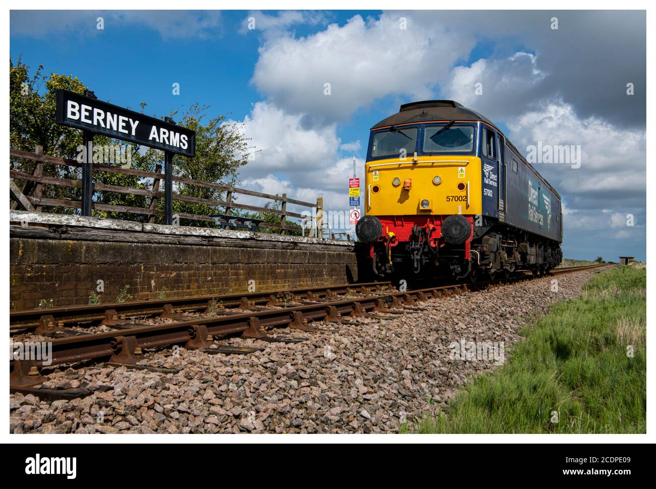 Berney Arms Norfolk England entfernteste Station Stockfoto