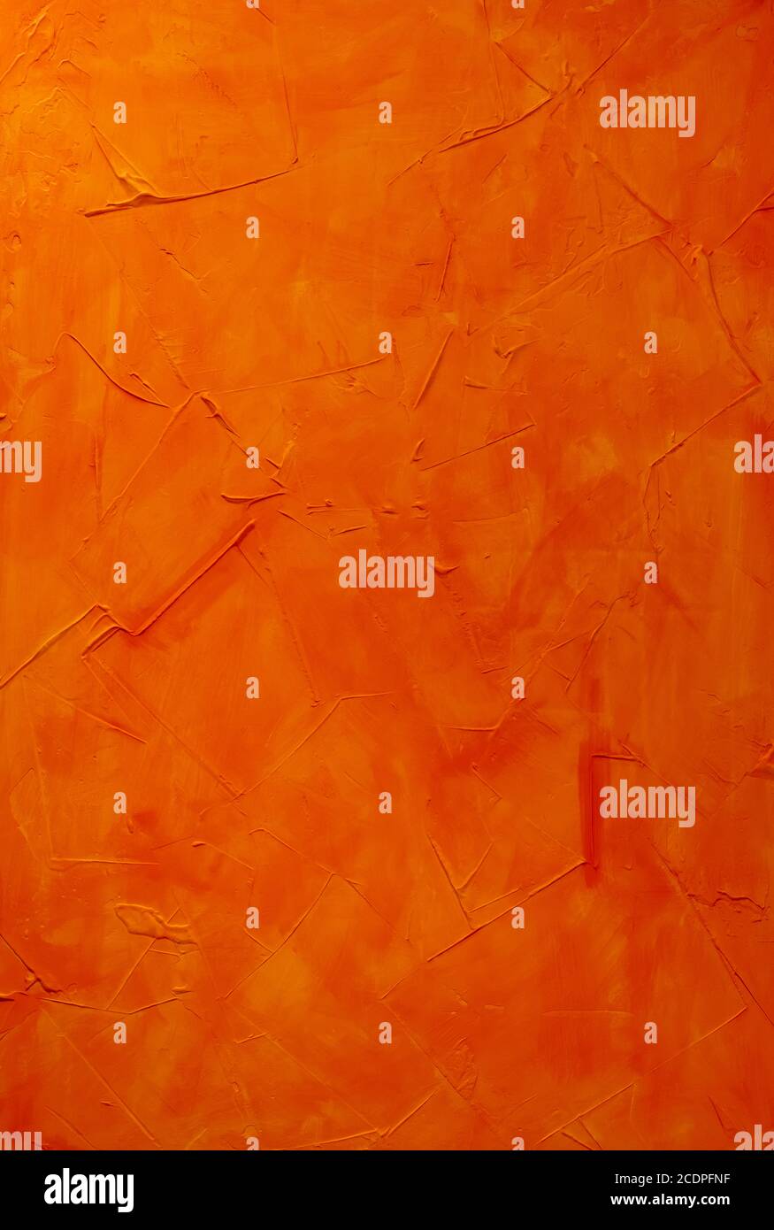 Orange bemalte abstrakte Textur Hintergrund Stockfoto