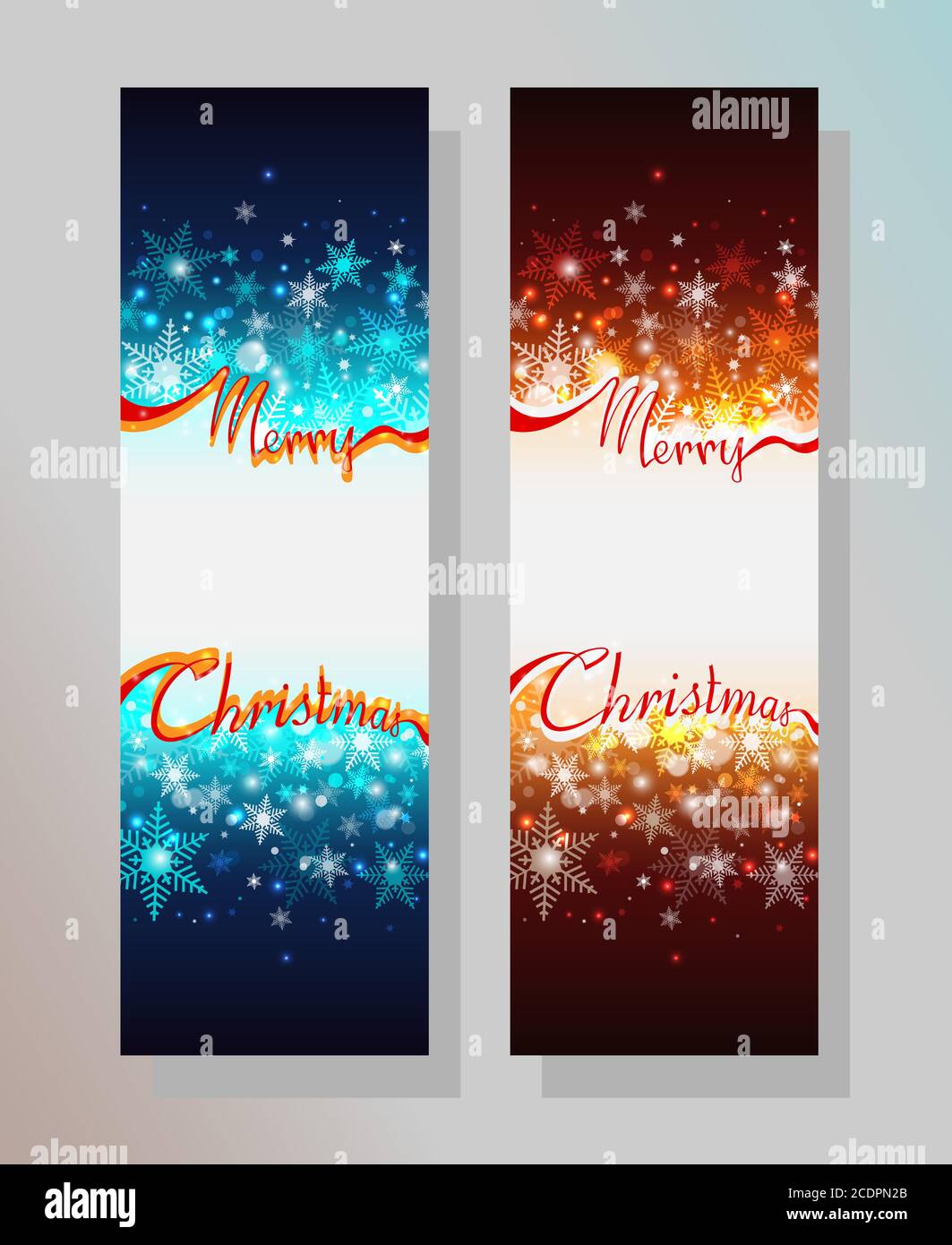 Frohe Weihnachtsbotschaft mit Platz für Text Stock Vektor