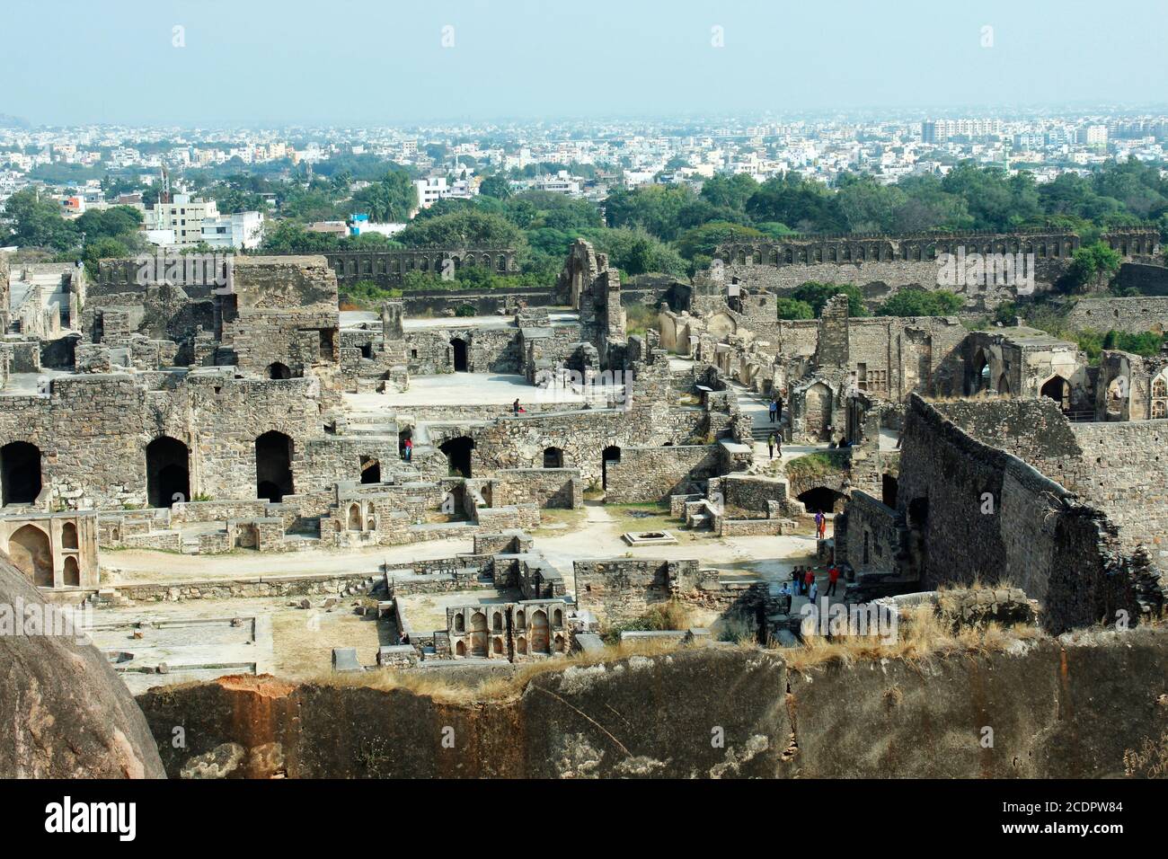 Golconda Fort, Hyderabad. Stockfoto