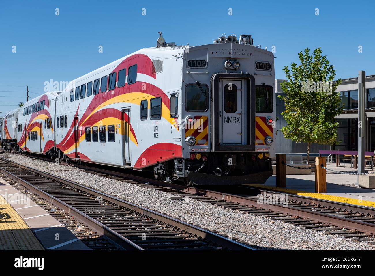 Santa Fe Railyard in Santa Fe, New Mexico Stockfoto