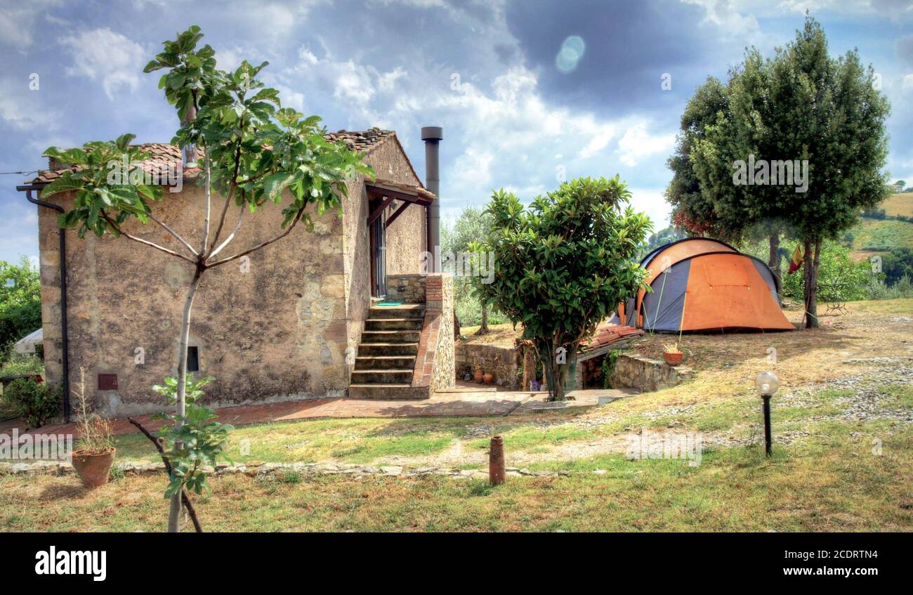 Sommer in der Toskana, Italien Stockfoto