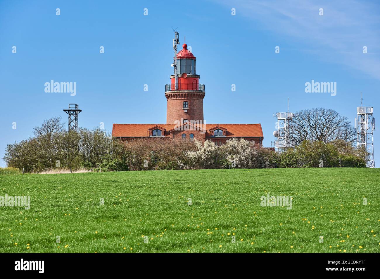 Leuchtturm Buk bei Bastorf, Deutschland Stockfoto