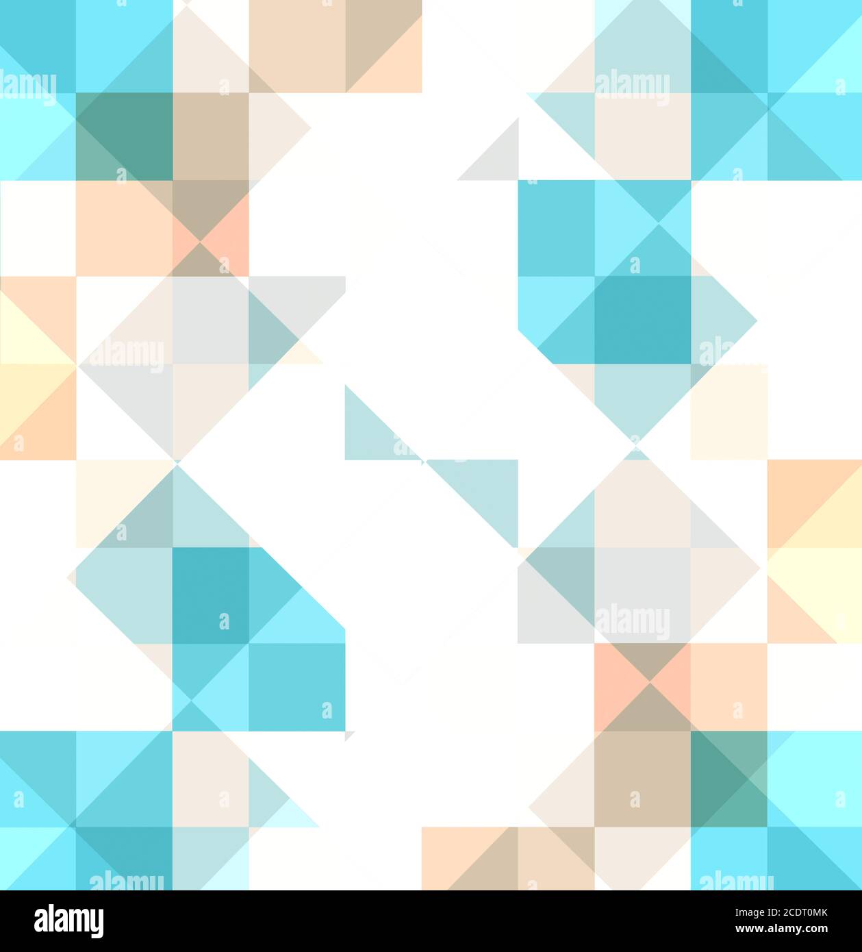 Abstrakte Hintergrund Quadrate Rechtecke und Dreiecke in geometrischem Muster Design. Stockfoto
